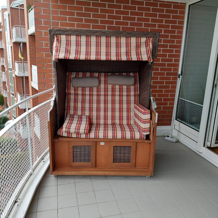 Studio Mit Meerblick Und Grosser Loggia - Direktzugang Zur Nordsee วิลเฮล์มฮาเฟน ภายนอก รูปภาพ