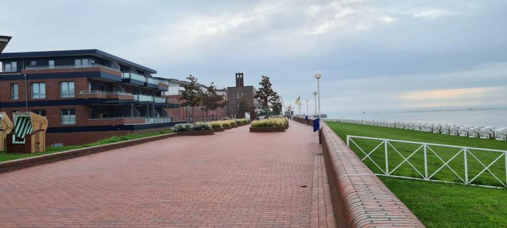Studio Mit Meerblick Und Grosser Loggia - Direktzugang Zur Nordsee วิลเฮล์มฮาเฟน ภายนอก รูปภาพ