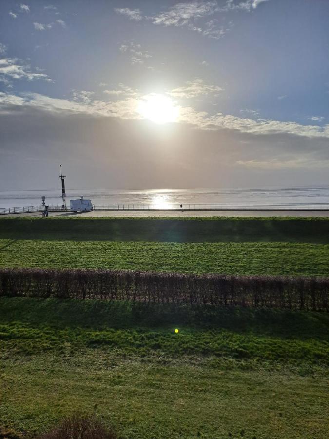 Studio Mit Meerblick Und Grosser Loggia - Direktzugang Zur Nordsee วิลเฮล์มฮาเฟน ภายนอก รูปภาพ